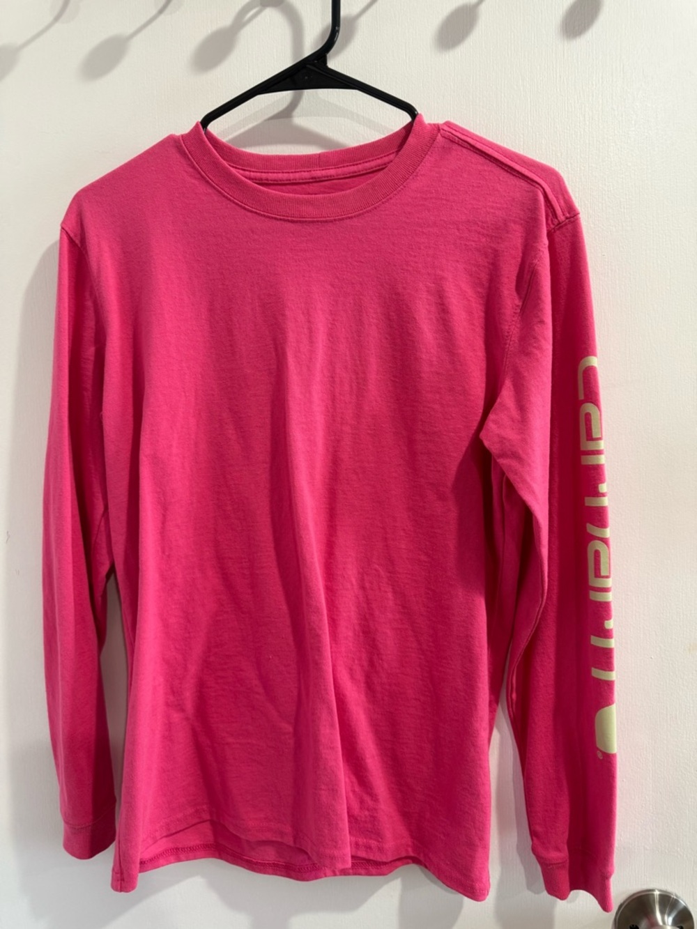 Carhartt Long Sleeve Tee in Bright Pink